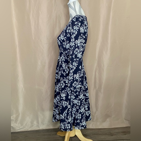 MaxMara Studio Floral Long Sleeve Dress - Picture 7 of 9